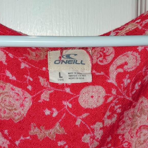 O'Neill Bell Sleeve Peasant Top - Picture 2 of 5